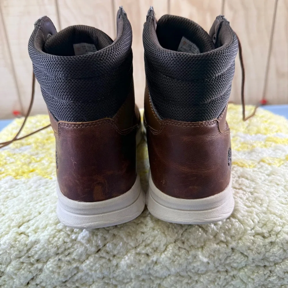 Timberland Killington Chukka Mens 11.5 Brown Leather Boots A10EE SensorFlex